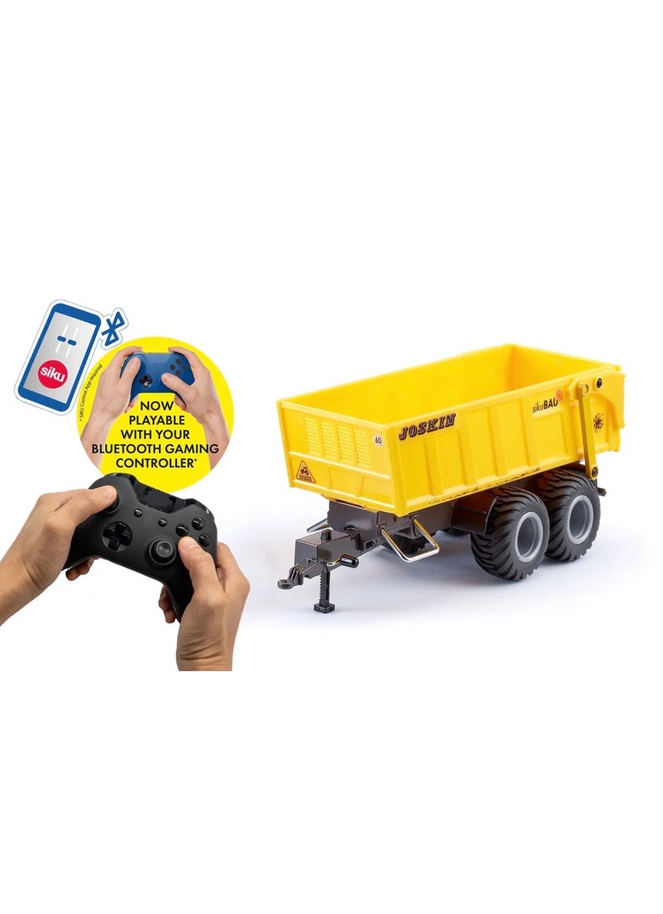 SIKU CONTROL 6780 Joskin Tandem Achs Anhänger