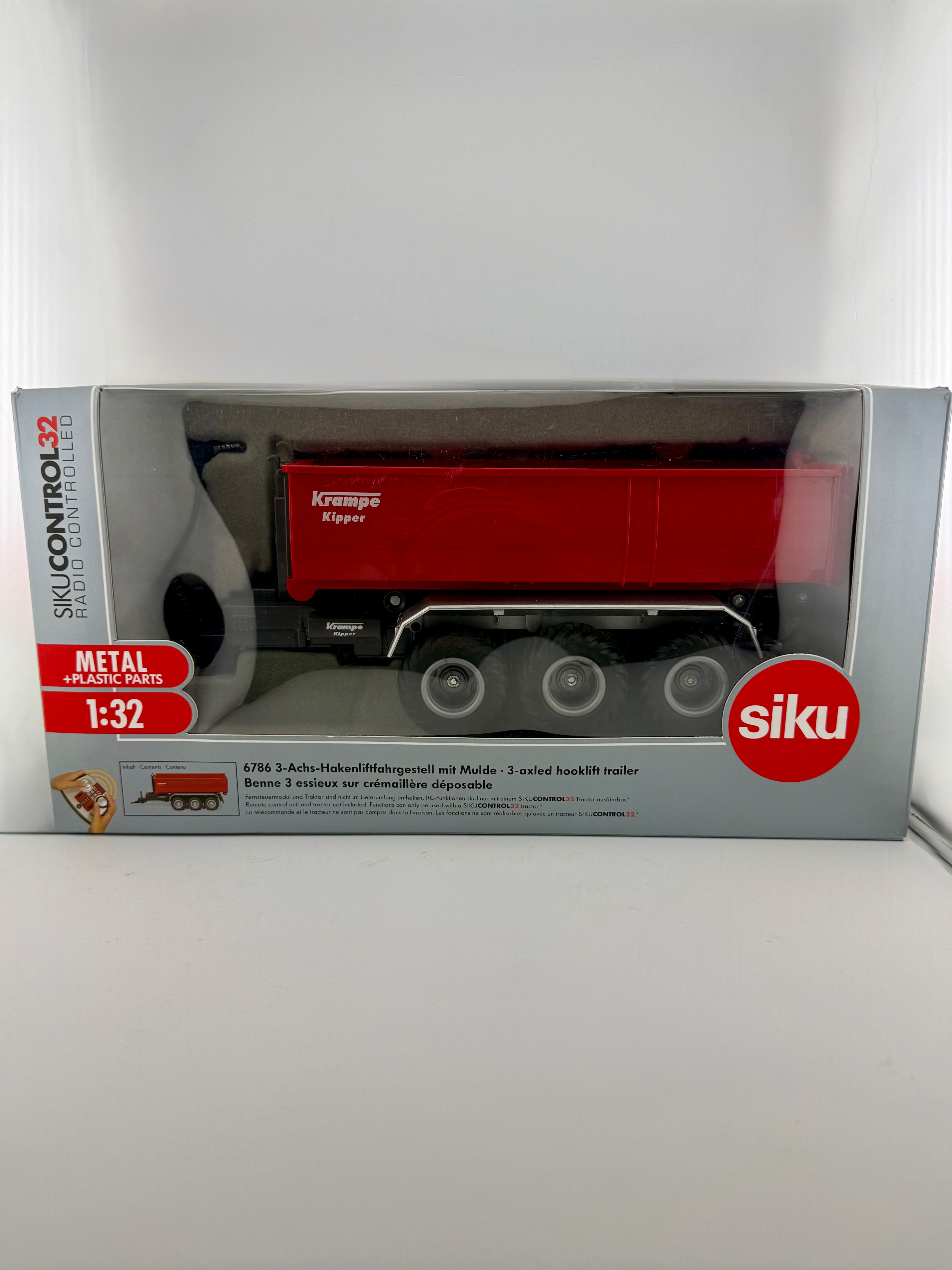Siku Control 6786 Hakenlift Krampe Fahrgestell mit Mulde