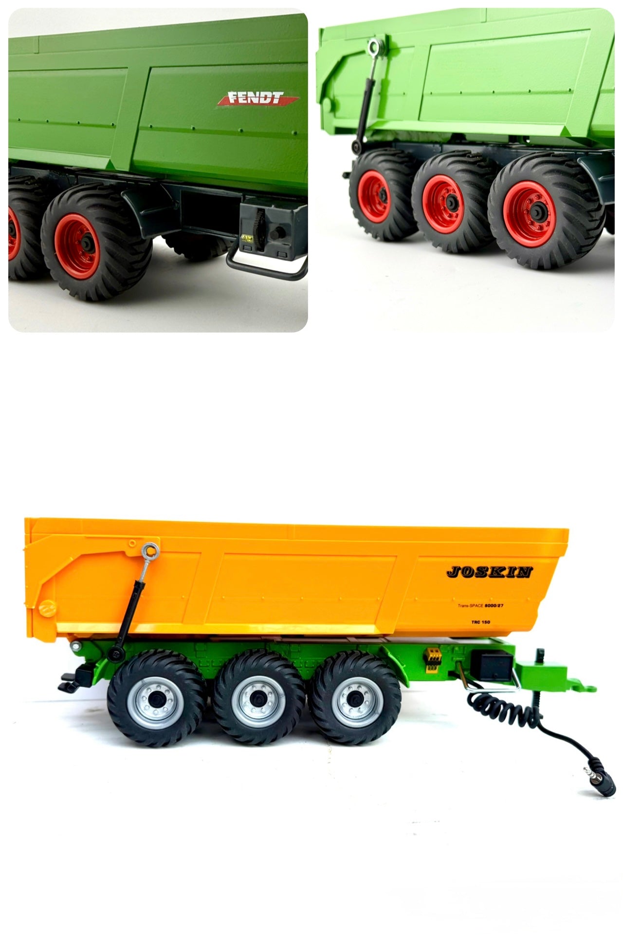 Felgeneinsätze Siku Control 6780 Joskin Kipper 3D Druck