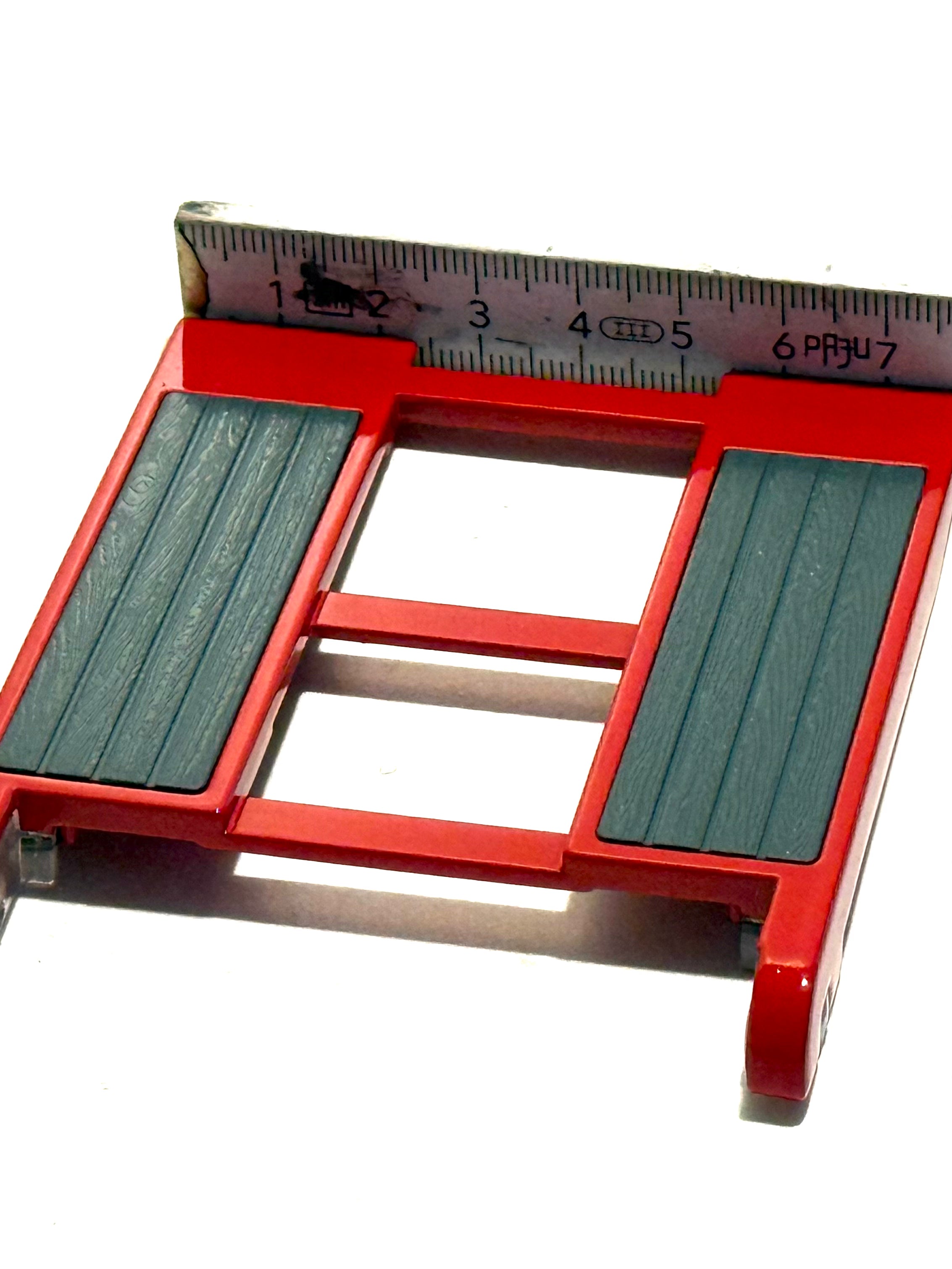 SIKU CONTROL 6744 / 6721 Tieflader Rampe Rot, Silber uns Schwarz