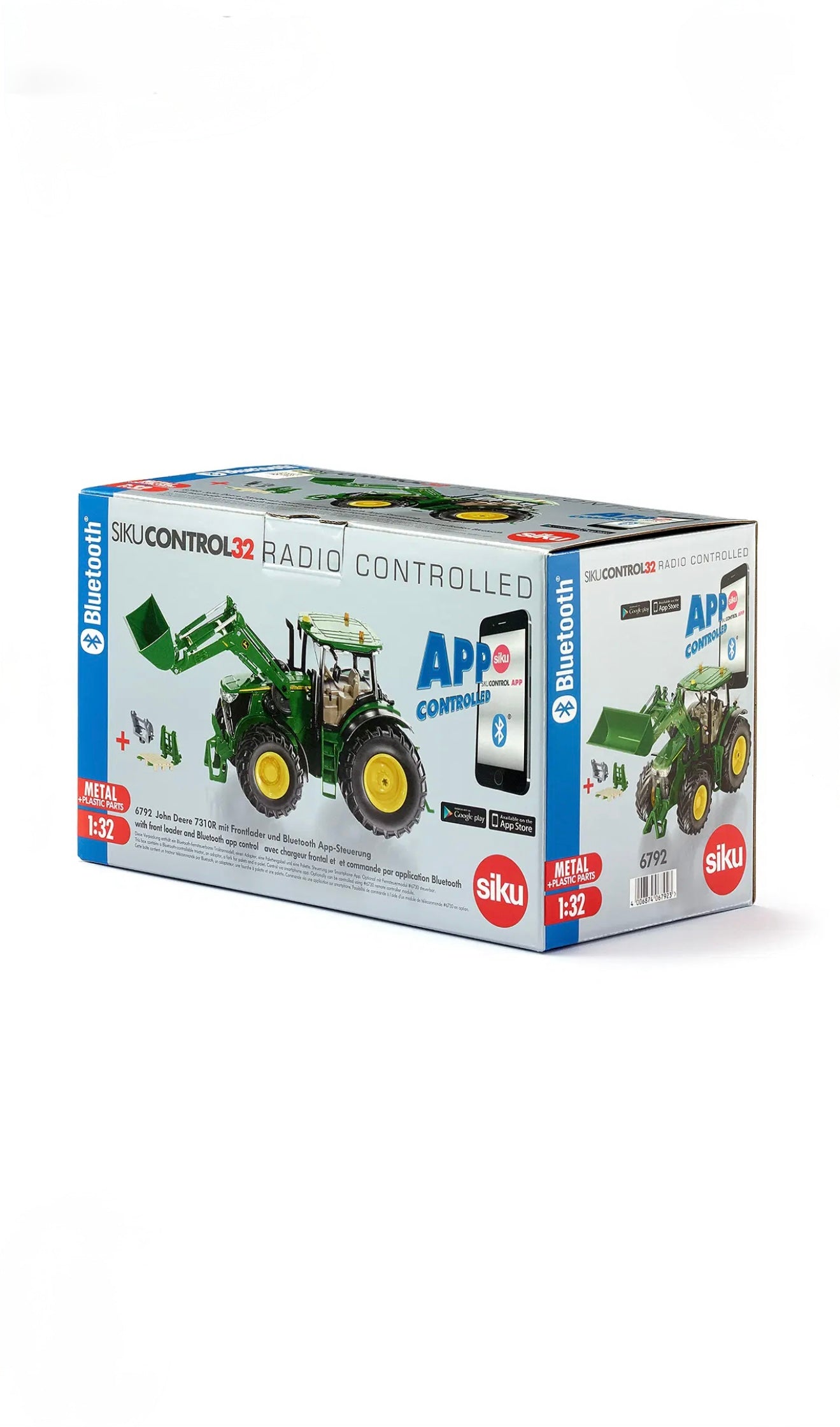 SIKU CONTROL 6792 John Deere 7310 R mit Frontlader