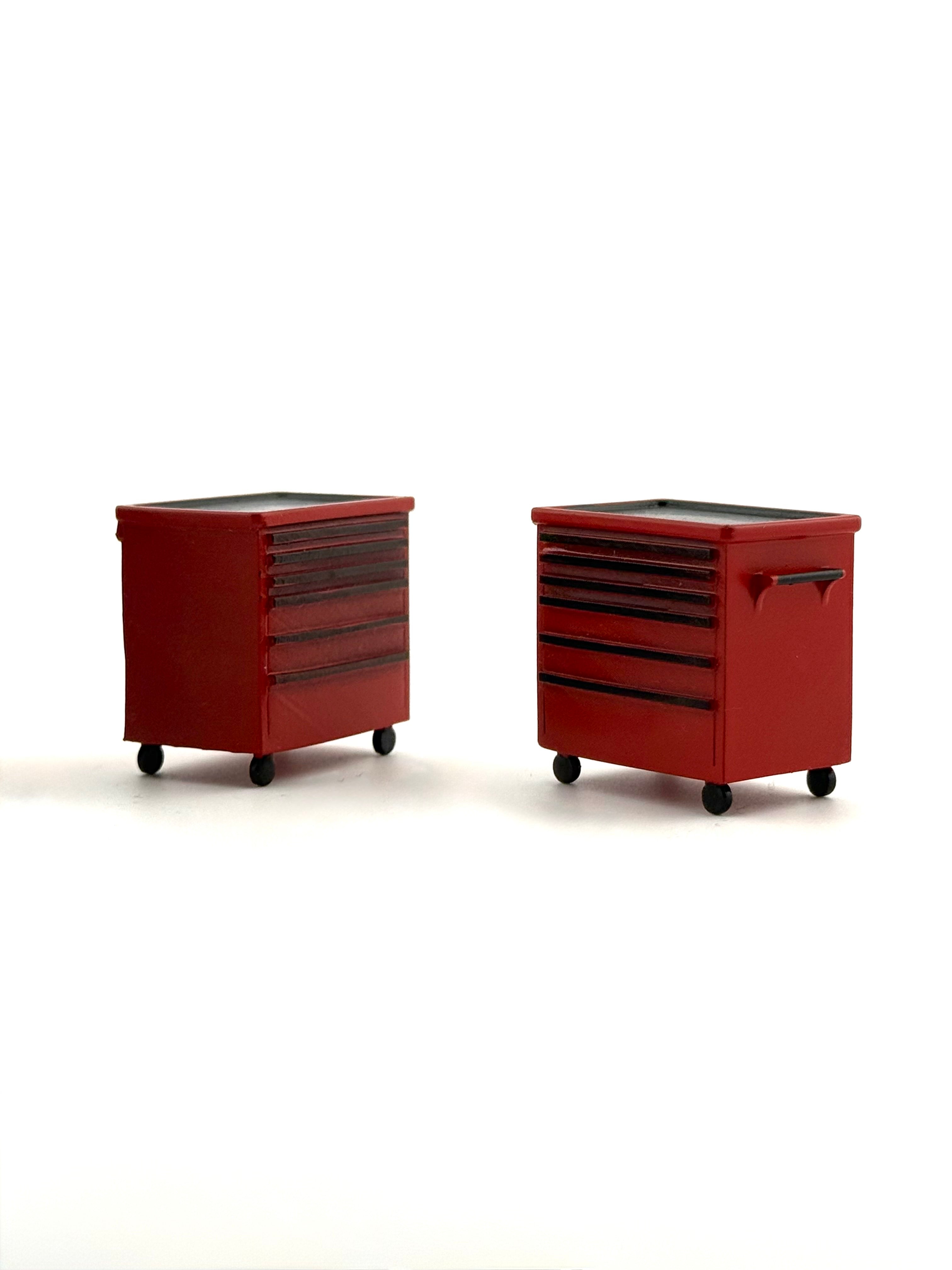 Werkzeugwagen lackiert3D Druck aus Resin