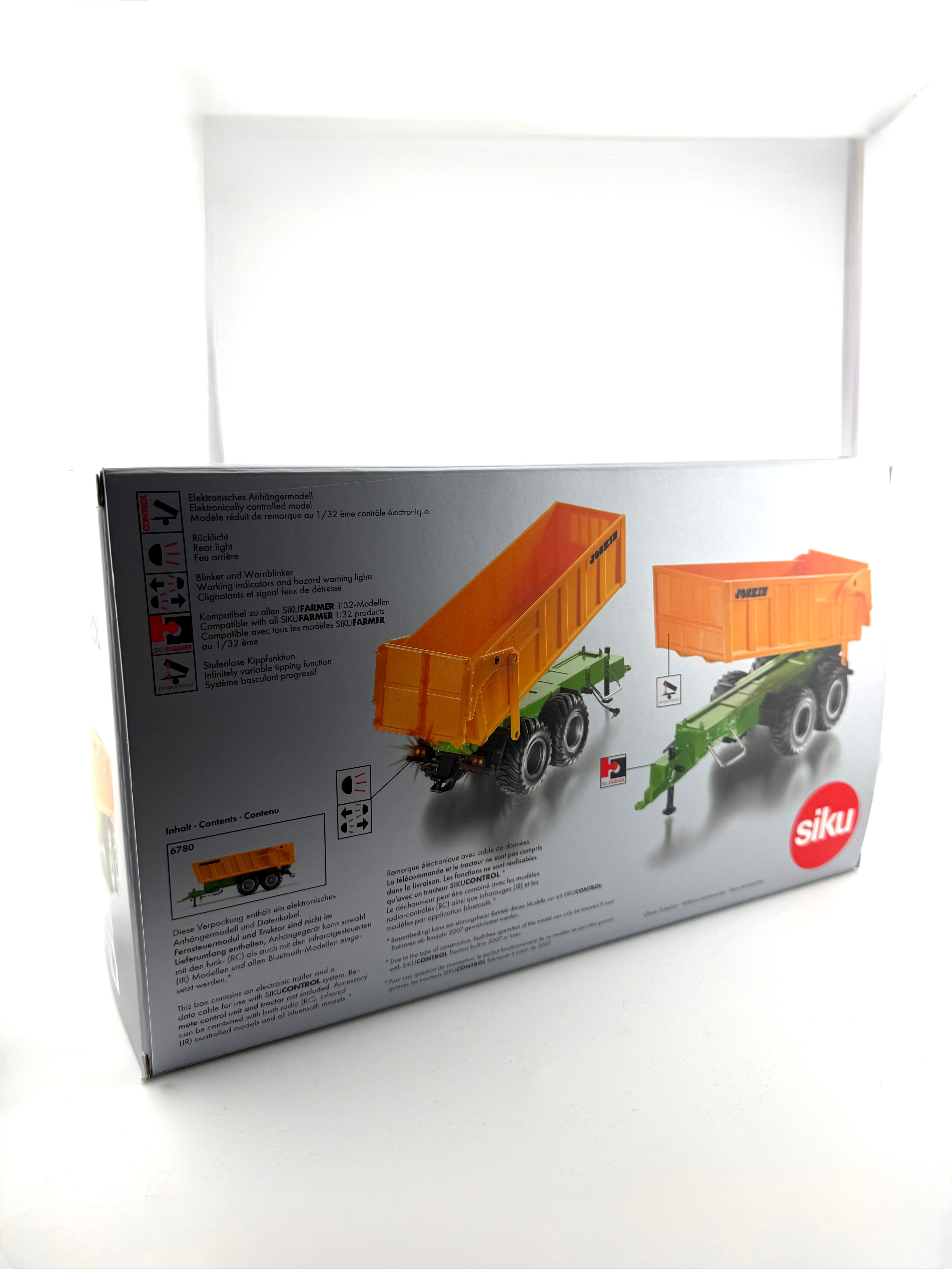 SIKU CONTROL 6780 Verpackung Joskin Kipper NEU