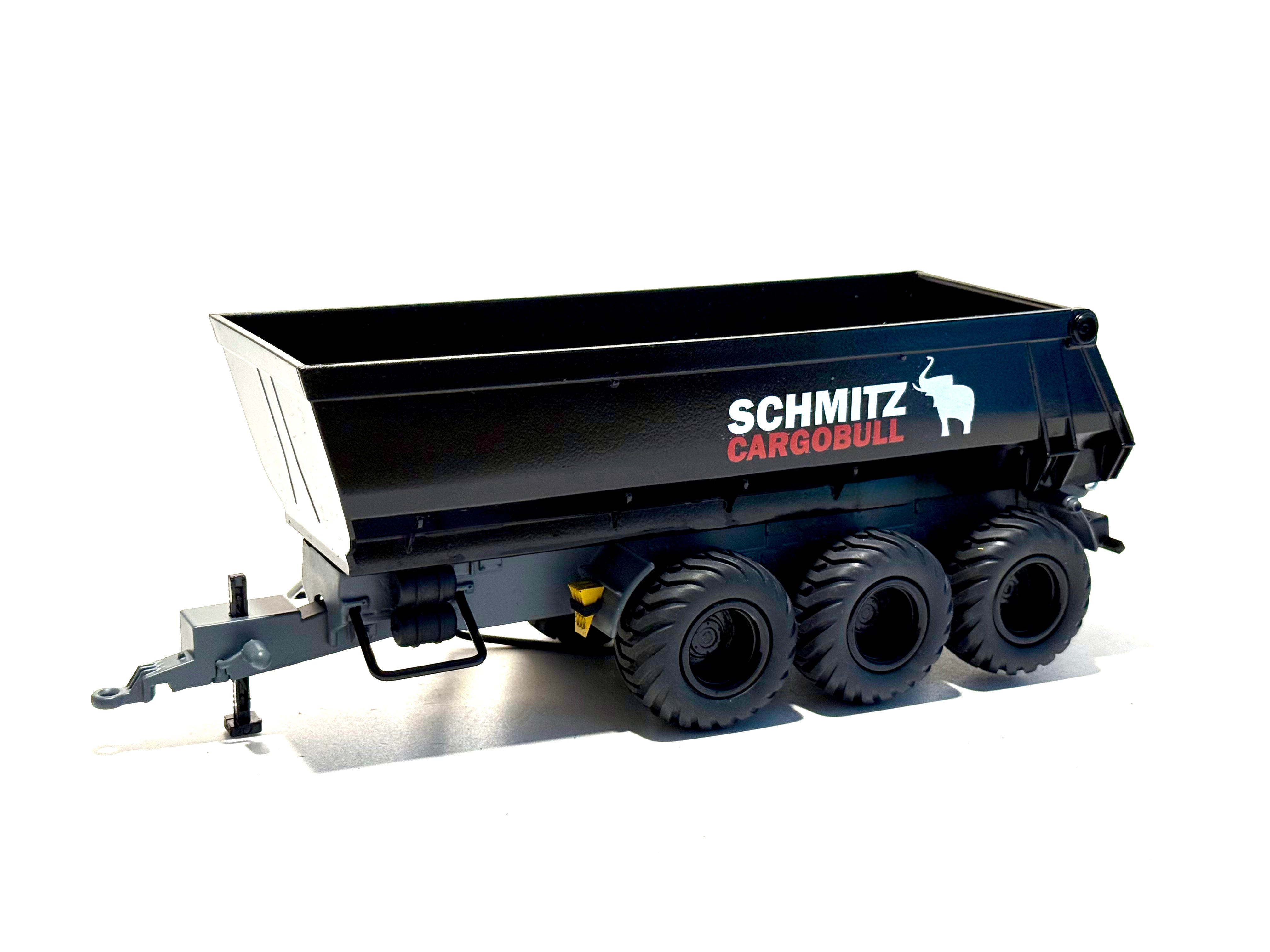 Seitenansicht:
Kipper in schwarz, Felgen in schwarz