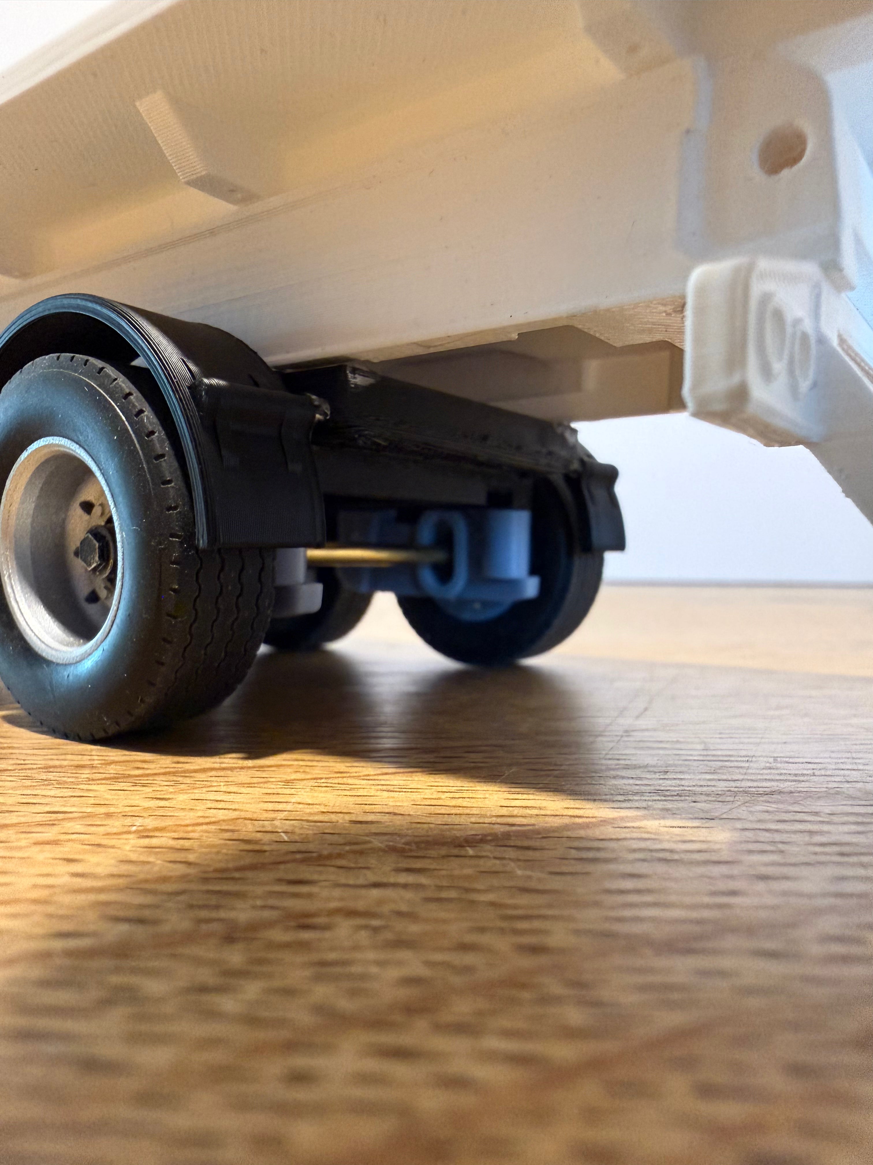 Sattelauflieger 1 32 Nahaufnahme Detail Fahrwerk