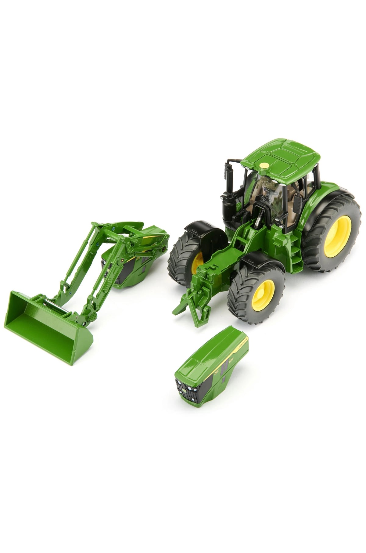 SIKU Farmer 3666 John Deere 6M 220 mit abnehmbarem Frontlader 1:32