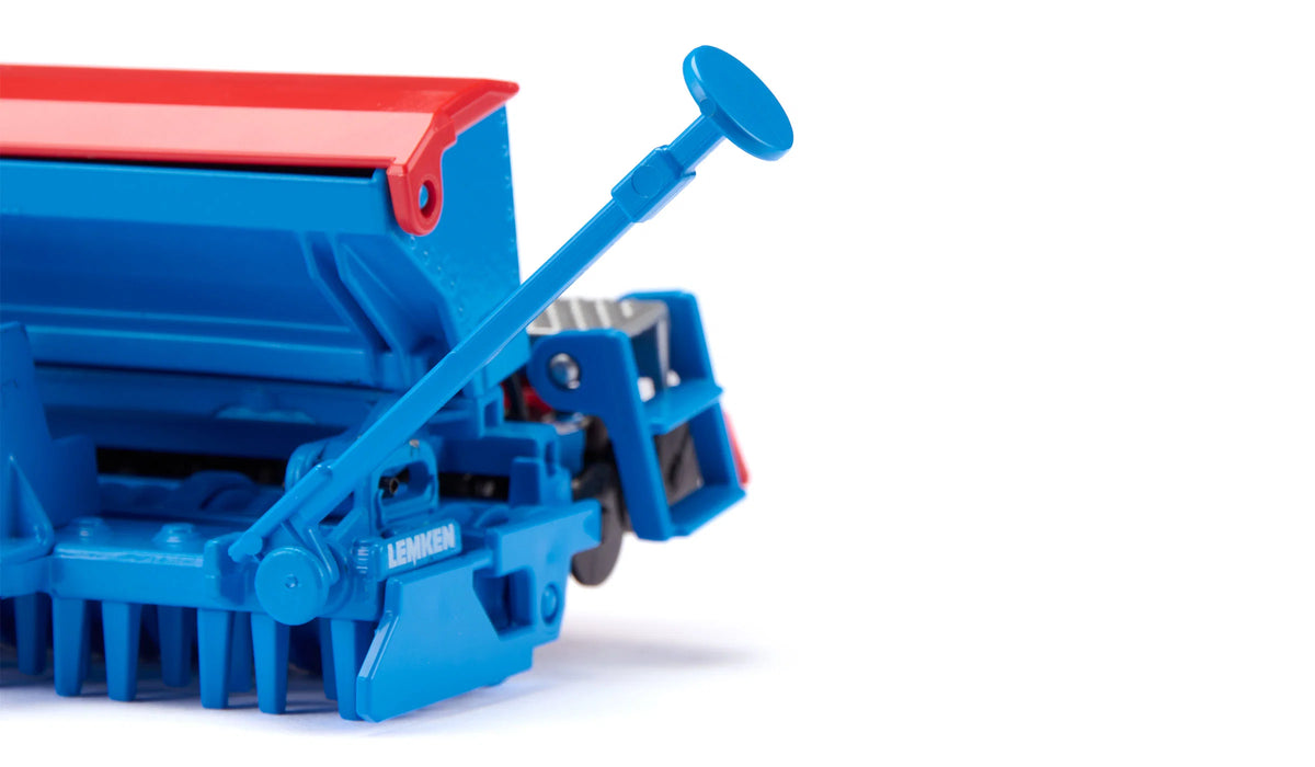 Detailansicht der SIKU 2278 LEMKEN Saat-Drill-Kombination Markierer Detailaufnahme
