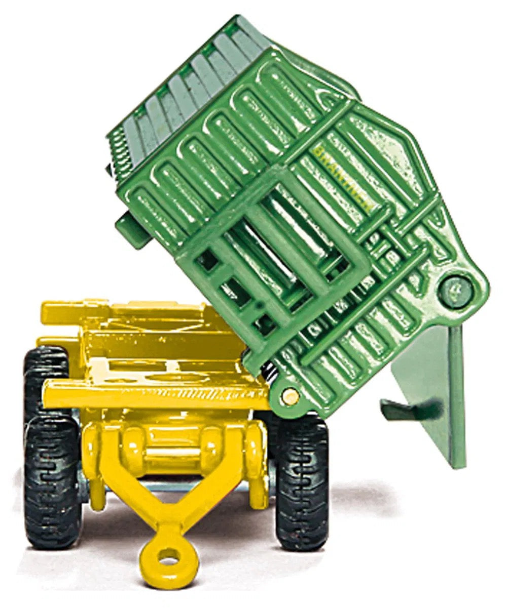 SIKU FARMER 1843 John Deere mit Frontlader und Anhänger