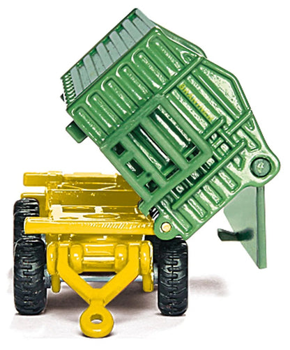 SIKU FARMER 1843 John Deere mit Frontlader und Anhänger