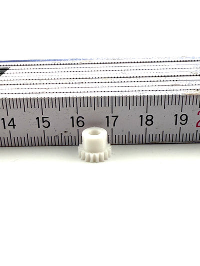 2 x Ersatz Zahnrad für SIKU CONTROL Rampengetriebe von Tieflader 6721/ 6744 von MAN und VOLVO LKW Doppelpack