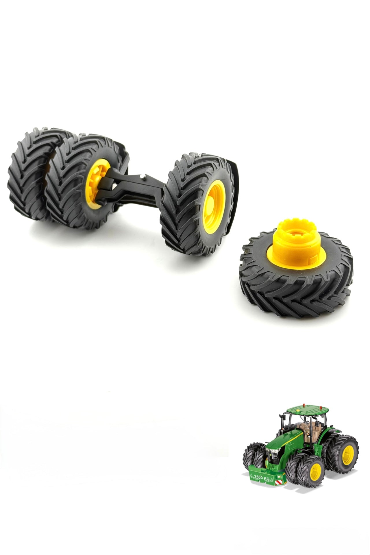 SIKU CONTROL Magnetische Vorderachse für John Deere ( 6735, 6777, 6792)