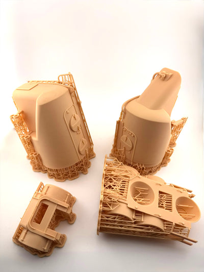 Silo / Zement Auflieger Bausatz  aus sehr stabilen 3D Druckverfahren 1:32