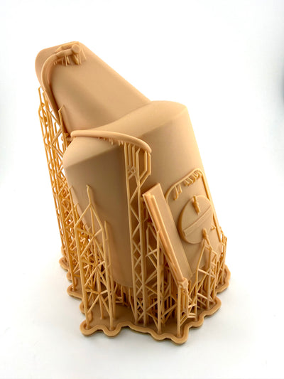 Silo / Zement Auflieger Bausatz  aus sehr stabilen 3D Druckverfahren 1:32