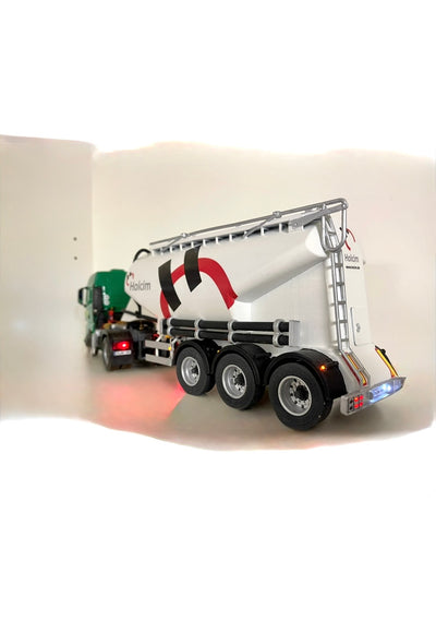 Silo / Zement Auflieger Bausatz  aus sehr stabilen 3D Druckverfahren 1:32