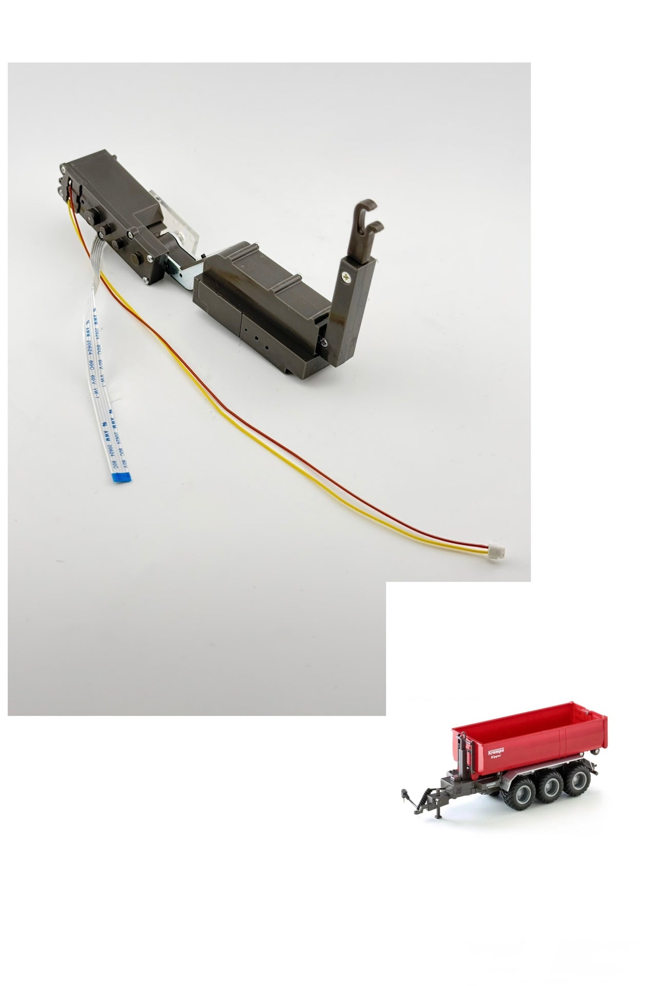 SIKU CONTROL 6786 Ersatzteil Hakenlift Getriebe Einheit Krampe Abroller 1:32 NEU