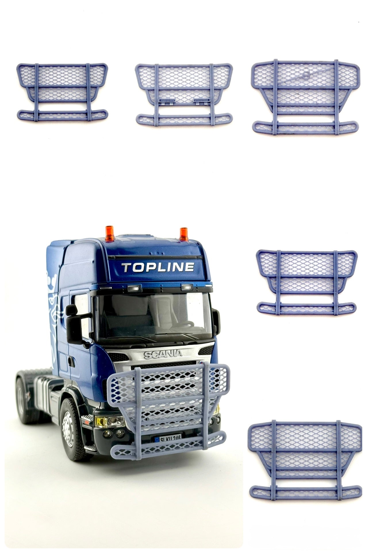 BULLENFÄNGER / BULLBAR für SIKU CONTROL 6725 Scania 1:32