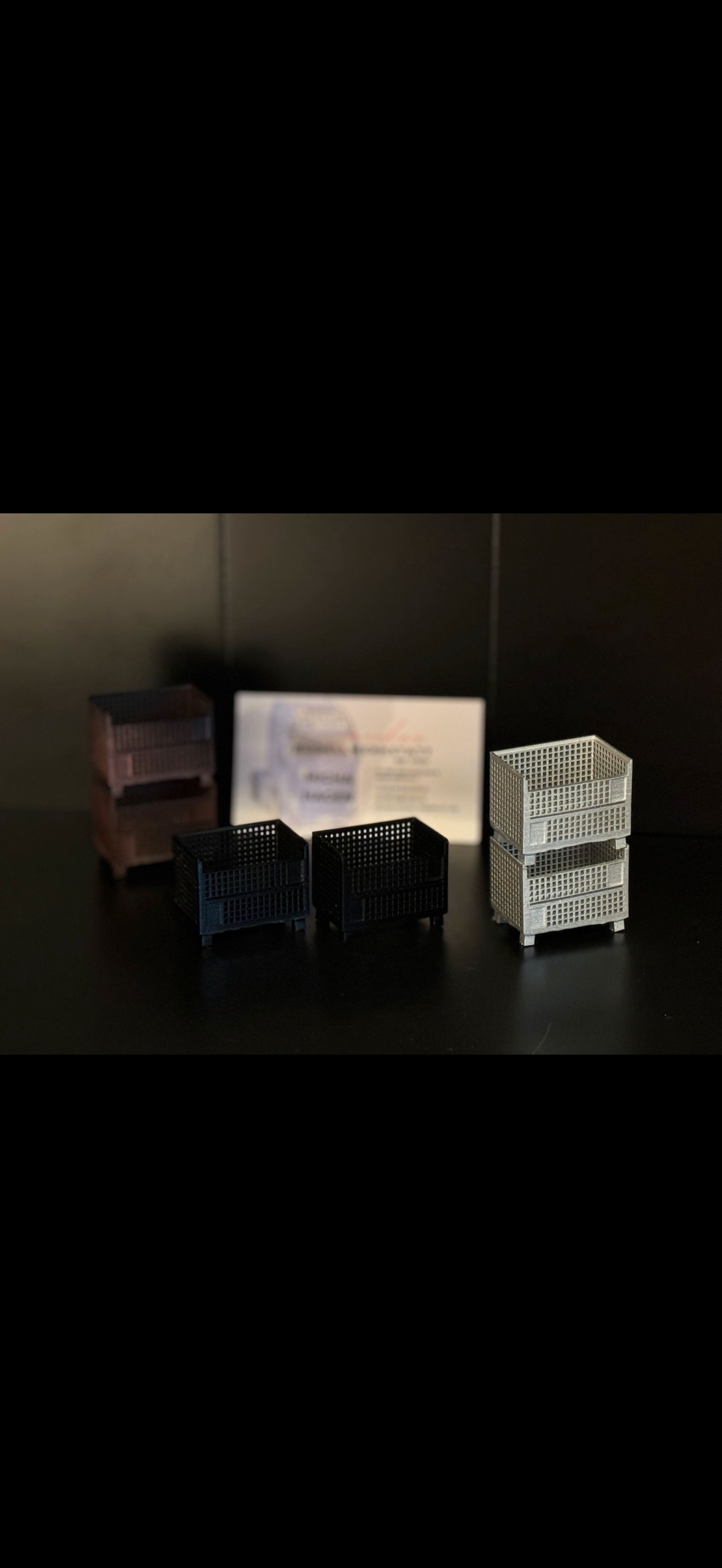 Gitterboxen 1:32 in verschiedenen Farben 3d gedruckt