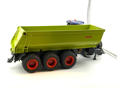 Siku Control 6780 Dreiachs-Kipper Umbau mit Seitenlampen und erhöten Kippwinkel in Claas Optik 1:32