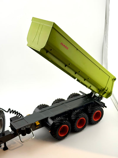 Siku Control 6780 Dreiachs-Kipper Umbau mit Seitenlampen und erhöten Kippwinkel in Claas Optik 1:32