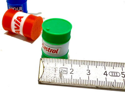 Gedrucktes 200l Öl-/Schmierstoff Fass 3D Druck 1:32 AVIA Liqui Moly Castrol