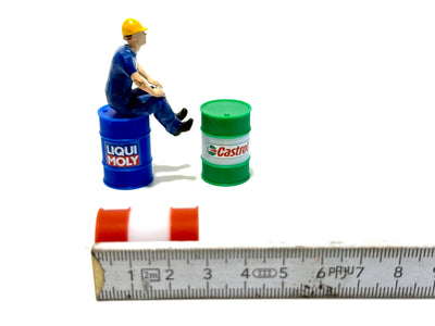 Gedrucktes 200l Öl-/Schmierstoff Fass 3D Druck 1:32 AVIA Liqui Moly Castrol