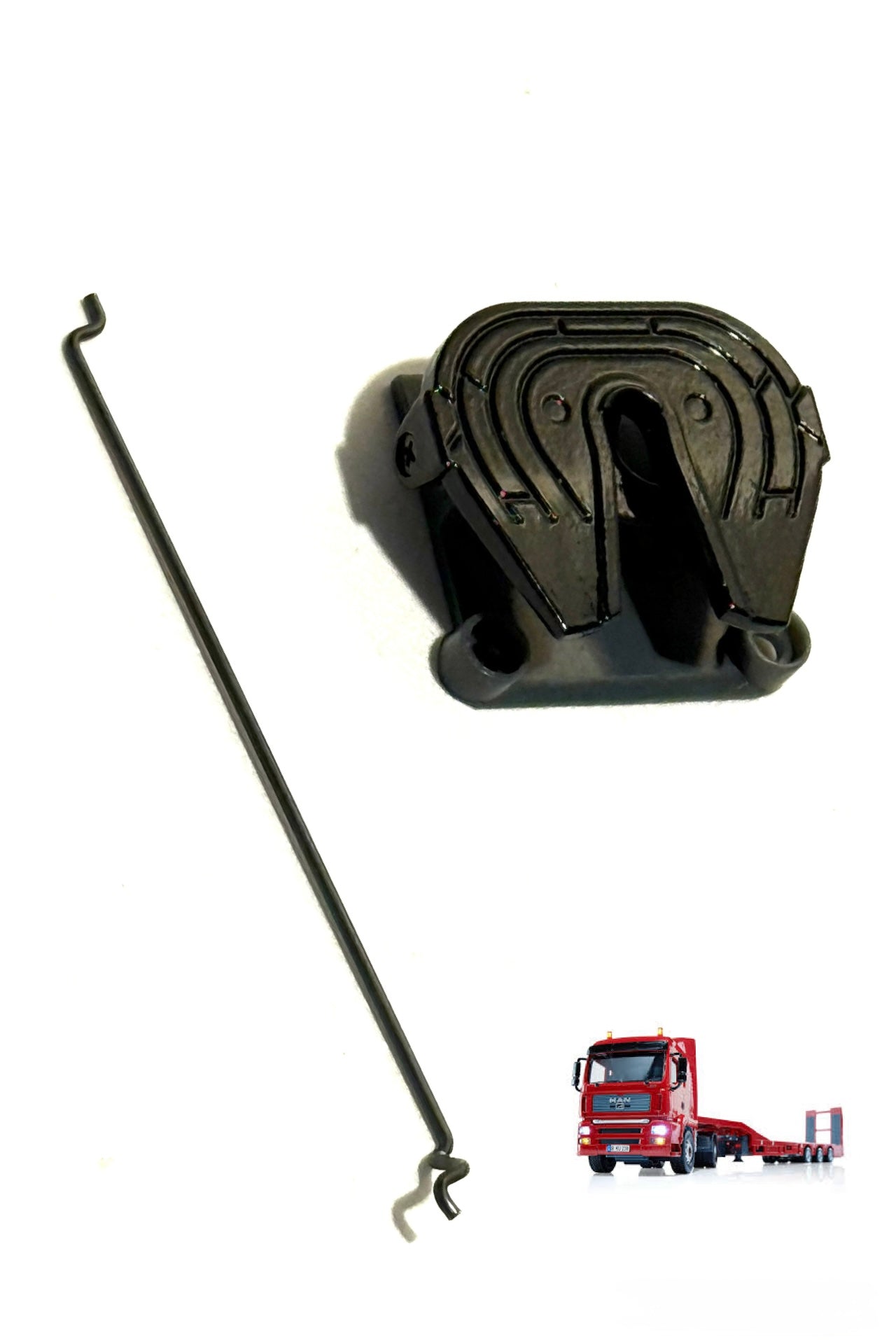 SIKU CONTROL 6721 MAN Lkw Sattelplatte mit Draht und Befestigungsplatte