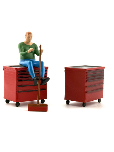 Werkzeugwagen lackiert3D Druck aus Resin