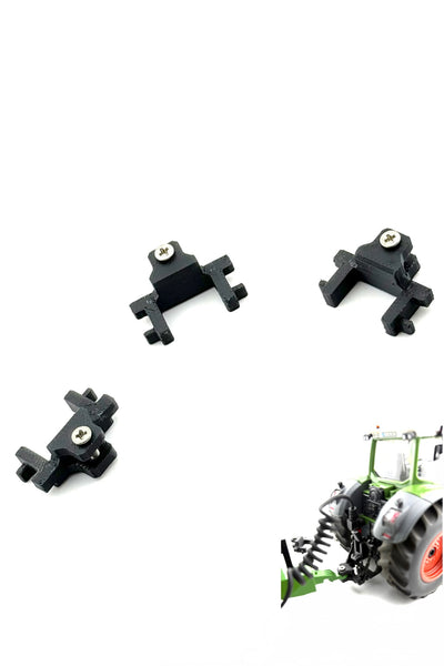 Adapter Heckkupplung mit Bolzen 3er Set für Siku Traktoren 1:32 3D Druck