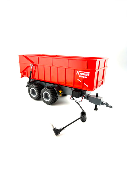 SIKU CONTROL 6780 Krampe Kipper Umbau (Rot) mit erhöhten Kippwinkel