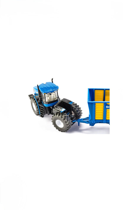 SIKU FARMER 1947 New Holland Traktor mit Silagewagen (1:50)