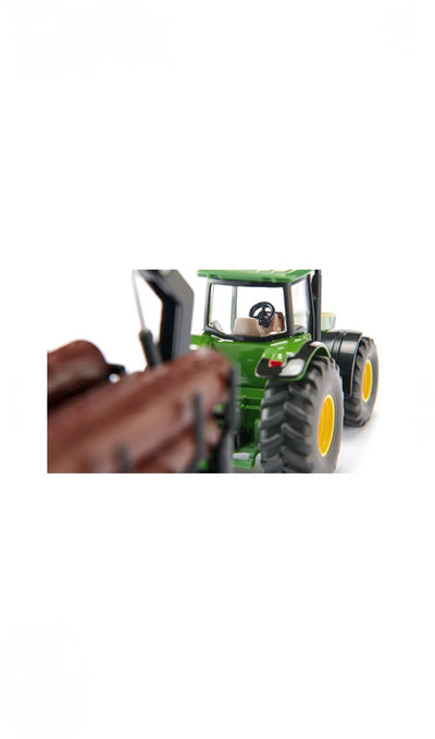 SIKU FARMER 1954 John Deere Traktor mit Forstanhänger (1:50)