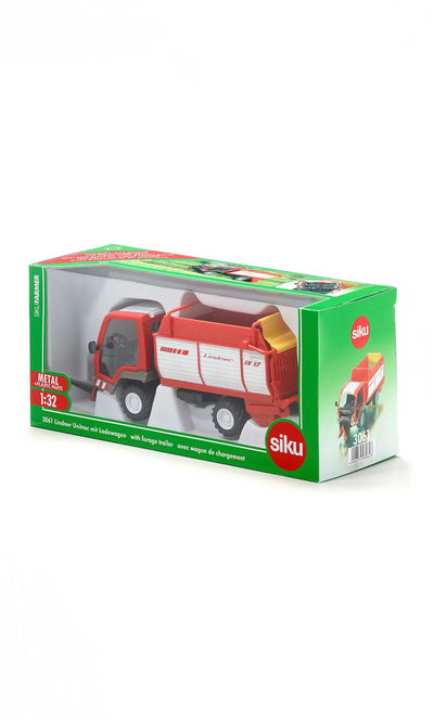 SIKU FARMER 3061 Lindner Unitrac mit Ladewagen (1:32)