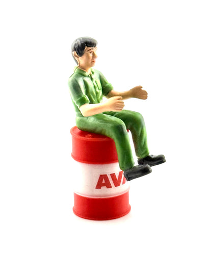 Figur Siku Farmer Fahrerfigur 1:32 sitzend Grün und Blau