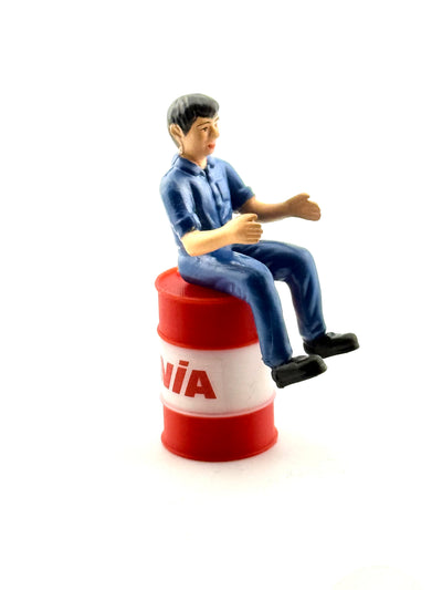 Figur Siku Farmer Fahrerfigur 1:32 sitzend Grün und Blau