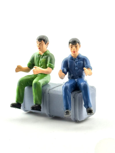 Figur Siku Farmer Fahrerfigur 1:32 sitzend Grün und Blau