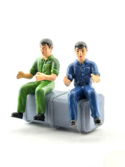 Figur Siku Farmer Fahrerfigur 1:32 sitzend Grün und Blau