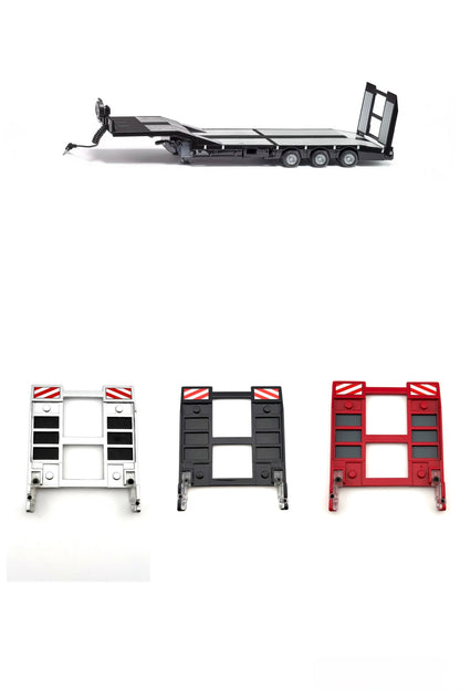 SIKU CONTROL 6744 / 6721 Tieflader Rampe Rot, Silber uns Schwarz