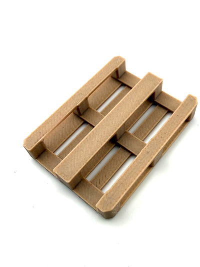 Euro Palette 1:32 Unterseite Detail realistische Struktur Modellbau