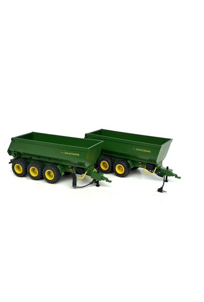 John Deere Kipper zwei Modelle Frontansicht 1:32