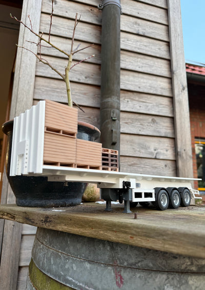 Plateau Sattelauflieger 1 32 Transport Szene Modellbau